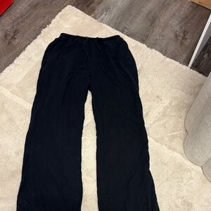 Bershka Black Relaxed Fit Joggers
